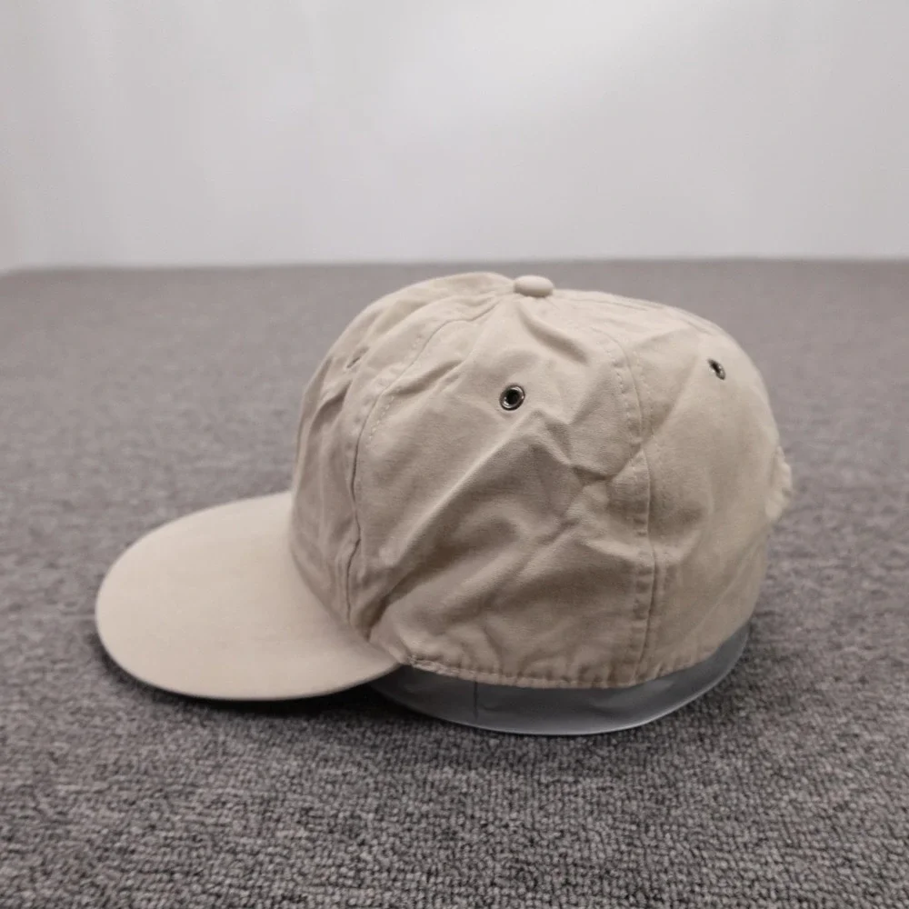 Vintage GAP Hat Cap Strap Back Mens M Beige Twill Baseball Casual Solid